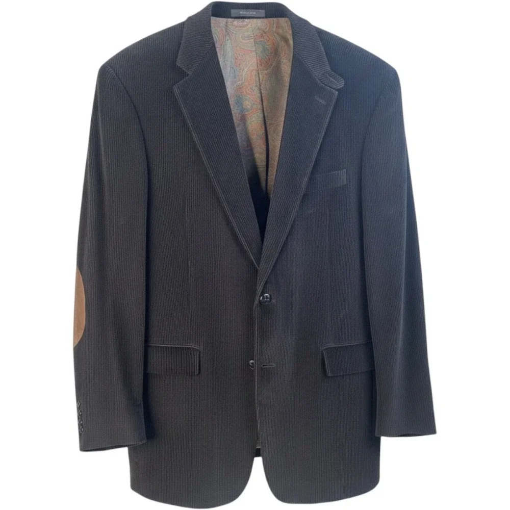 Lauren Ralph Lauren Corduroy‎ Blazer Men 46L Preppy Old Money Heritage